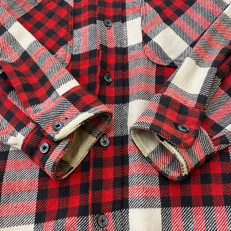 【中古品】【メンズ】 ST.JHON'S BAY セントジョンズベイ 80's BIGMAC CHECK FLANNEL SHIRT 80年代 ビッグマック チェック フランネルシャツ ヴィンテージ 長袖 トップス USA製 145-260304-ks-11-tei サイズ：M カラー：チェック 万代Net店