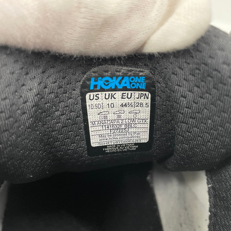 【中古品】【メンズ】 HOKAONEONE ホカオネオネ ANACAPA 2 LOW GTX 1141632F アナカパ 2 ロー ゴアテックス スニーカー 靴 シューズ 162-260302-yo-03-tei サイズ：28.5cm カラー：ブラック 万代Net店