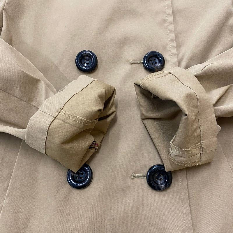 【中古品】【レディース】 BLUE LABEL CRESTBRIDGE ブルーレーベル・クレストブリッジ SHORT TRENCH COAT 55F24-735-40 ショートトレンチコート ライトアウター 168-260304-ks-24-tei サイズ：38 カラー：ベージュ 万代Net店