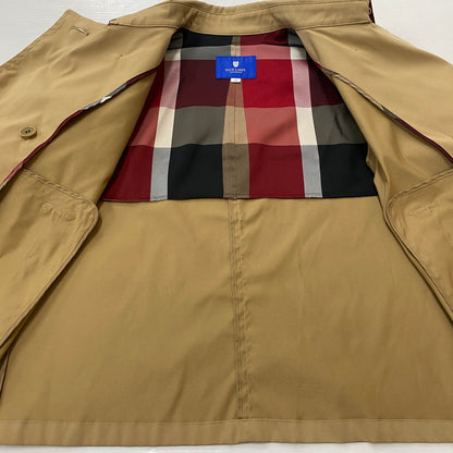 【中古品】【レディース】 BLUE LABEL CRESTBRIDGE ブルーレーベル・クレストブリッジ SHORT TRENCH COAT 55F24-735-40 ショートトレンチコート ライトアウター 168-260304-ks-24-tei サイズ：38 カラー：ベージュ 万代Net店