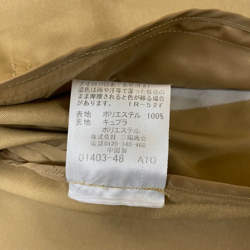 【中古品】【レディース】 BLUE LABEL CRESTBRIDGE ブルーレーベル・クレストブリッジ SHORT TRENCH COAT 55F24-735-40 ショートトレンチコート ライトアウター 168-260304-ks-24-tei サイズ：38 カラー：ベージュ 万代Net店