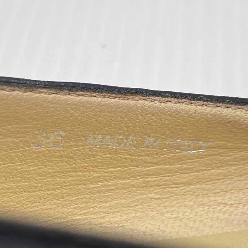 【現状渡し品】【レディース】 JIMMY CHOO ジミーチュウ FLAT SHOES フラット シューズ 靴 167-260819-sa-18-teih サイズ：36 カラー：ブラック 万代Net店