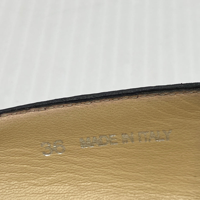 【現状渡し品】【レディース】 JIMMY CHOO ジミーチュウ FLAT SHOES フラット シューズ 靴 167-260819-sa-18-teih サイズ：36 カラー：ブラック 万代Net店