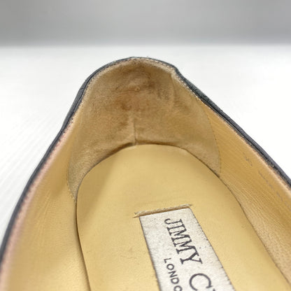 【現状渡し品】【レディース】 JIMMY CHOO ジミーチュウ FLAT SHOES フラット シューズ 靴 167-260819-sa-18-teih サイズ：36 カラー：ブラック 万代Net店