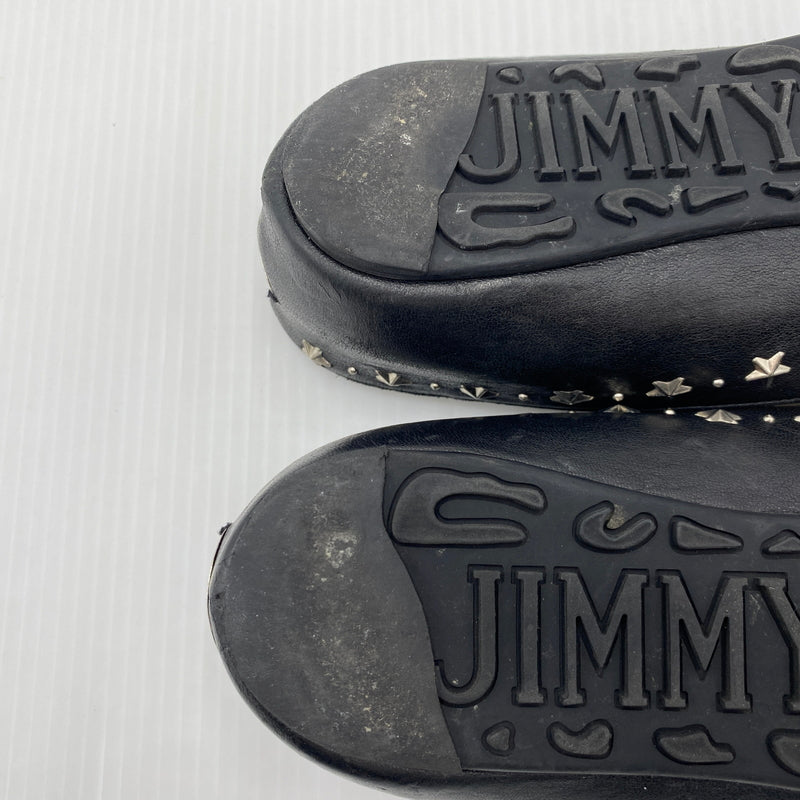 【現状渡し品】【レディース】 JIMMY CHOO ジミーチュウ FLAT SHOES フラット シューズ 靴 167-260819-sa-18-teih サイズ：36 カラー：ブラック 万代Net店