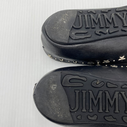 【現状渡し品】【レディース】 JIMMY CHOO ジミーチュウ FLAT SHOES フラット シューズ 靴 167-260819-sa-18-teih サイズ：36 カラー：ブラック 万代Net店