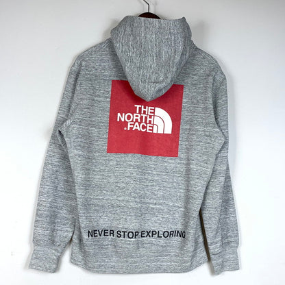 【中古品】【メンズ】 THE NORTH FACE ザ ノース フェイス BACK LOGO HOODIE NT61510R ブラック ロゴ フーディー トップス プルオーバー パーカー 144-260715-sa-03-tei サイズ：M カラー：グレー 万代Net店