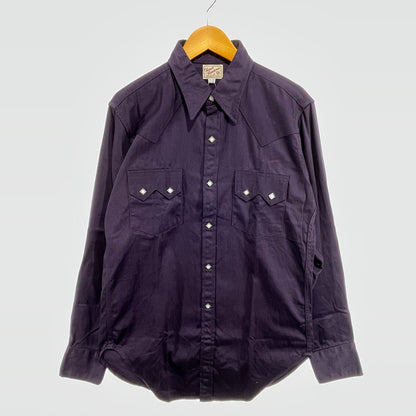 【中古品】【メンズ】 JOE MCCOY ジョーマッコイ LOT107 WESTERN SHIRT ウエスタンシャツ 145-260818-nm-82-tei サイズ：16 カラー：パープル 万代Net店