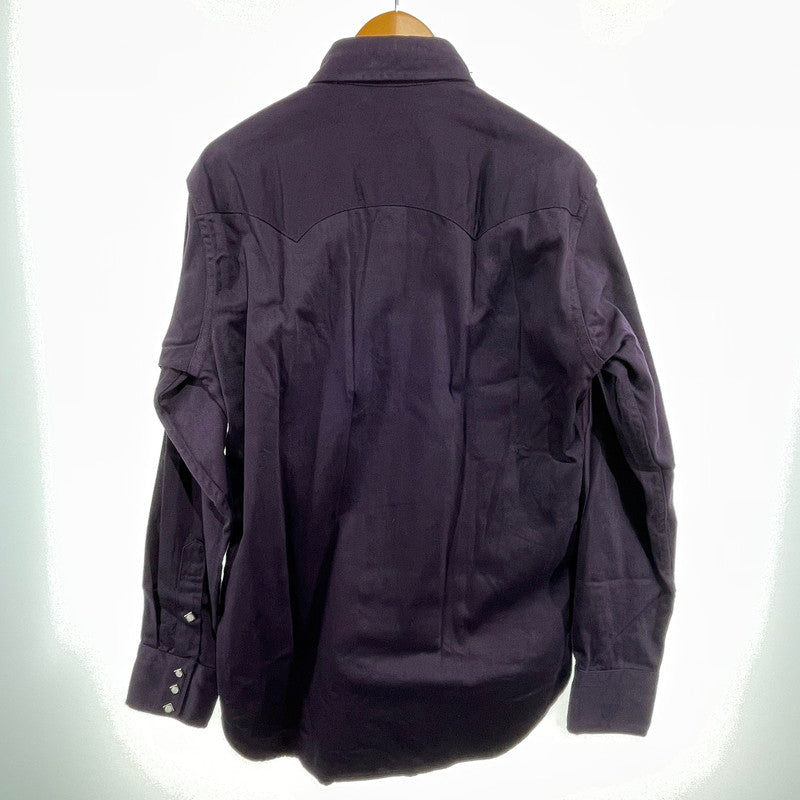 【中古品】【メンズ】 JOE MCCOY ジョーマッコイ LOT107 WESTERN SHIRT ウエスタンシャツ 145-260818-nm-82-tei サイズ：16 カラー：パープル 万代Net店