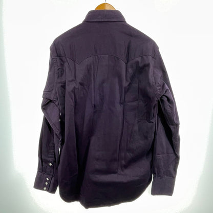 【中古品】【メンズ】 JOE MCCOY ジョーマッコイ LOT107 WESTERN SHIRT ウエスタンシャツ 145-260818-nm-82-tei サイズ：16 カラー：パープル 万代Net店