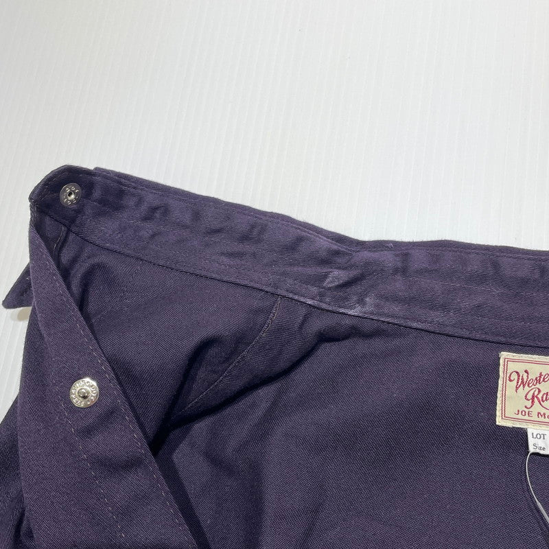 【中古品】【メンズ】 JOE MCCOY ジョーマッコイ LOT107 WESTERN SHIRT ウエスタンシャツ 145-260818-nm-82-tei サイズ：16 カラー：パープル 万代Net店