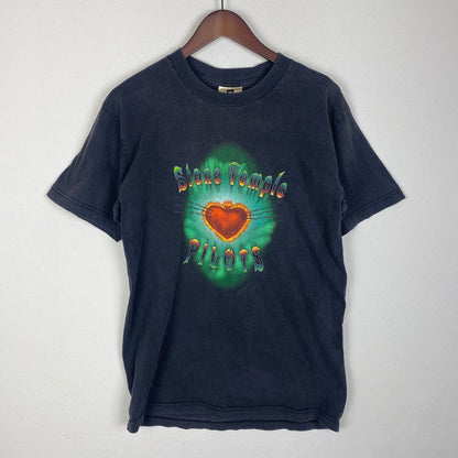 【現状渡し品】【メンズ】 WINTERLAND ウインターランド 00's STONE TEMPLE PILOTS SEX&VIOLENCE2000 00年代 ストーン テンプル パイロッツ セックス＆バイオレンス 2000 半袖 トップス 145-260304-ks-05-fuzh サイズ：M カラー：ブラック 万代Net店