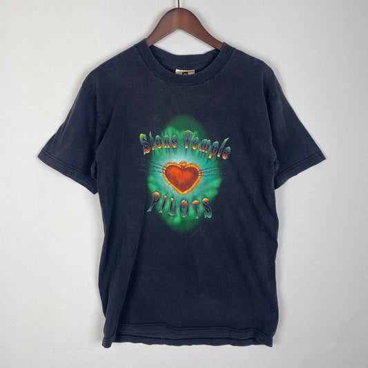 【現状渡し品】【メンズ】 WINTERLAND ウインターランド 00's STONE TEMPLE PILOTS SEX&VIOLENCE2000 00年代 ストーン テンプル パイロッツ セックス＆バイオレンス 2000 半袖 トップス 145-260304-ks-05-tei サイズ：M カラー：ブラック 万代Net店