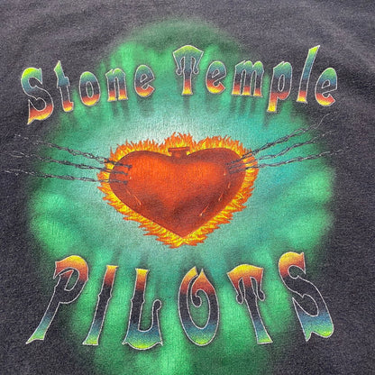 【現状渡し品】【メンズ】 WINTERLAND ウインターランド 00's STONE TEMPLE PILOTS SEX&VIOLENCE2000 00年代 ストーン テンプル パイロッツ セックス＆バイオレンス 2000 半袖 トップス 145-260304-ks-05-fuzh サイズ：M カラー：ブラック 万代Net店
