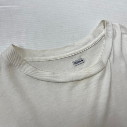 【中古品】【メンズ】 SEQUEL シークエル POCKET EMBROIDERY S/S TEE MADE IN JAPAN ポケット刺繍 ショートスリーブTシャツ 半袖トップス 日本製 142-260826-ss-03-teih サイズ：L カラー：ホワイト 万代Net店