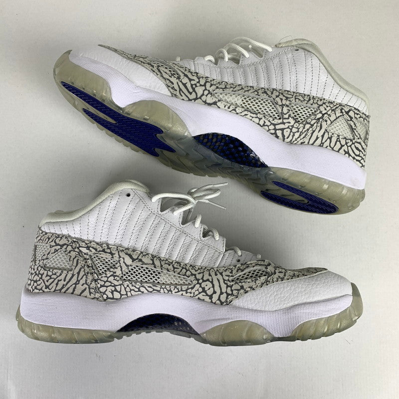 【中古品】【メンズ】 NIKE ナイキ 306008-102 エアジョーダン11 レトロ ロー コバルト AIR JORDAN 11 RETRO LOW IE "COBALT" (2015) スニーカー 靴 160-260515-ky-12-teih サイズ：29cm カラー：ホワイト 万代Net店