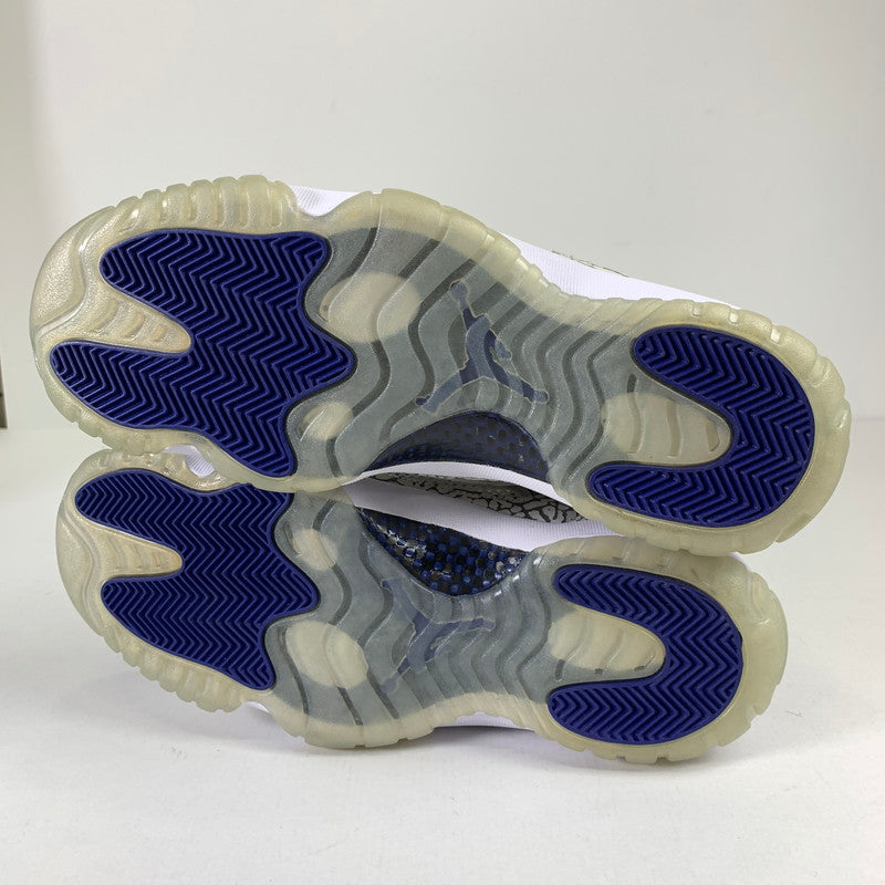 【中古品】【メンズ】 NIKE ナイキ 306008-102 エアジョーダン11 レトロ ロー コバルト AIR JORDAN 11 RETRO LOW IE "COBALT" (2015) スニーカー 靴 160-260515-ky-12-teih サイズ：29cm カラー：ホワイト 万代Net店