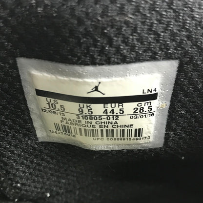 【中古品】【メンズ】 NIKE ナイキ 310805-012 AIR JORDAN 10 RETRO NYC エアジョーダン 10 レトロ 160-260514-ky-14-teih サイズ：28.5cm カラー：ブラック 万代Net店