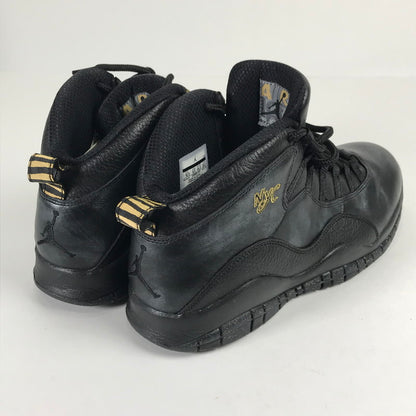 【中古品】【メンズ】 NIKE ナイキ 310805-012 AIR JORDAN 10 RETRO NYC エアジョーダン 10 レトロ 160-260514-ky-14-teih サイズ：28.5cm カラー：ブラック 万代Net店