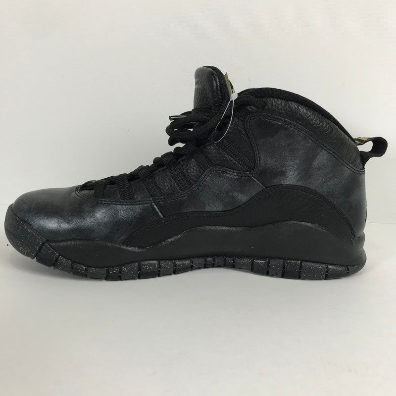 【中古品】【メンズ】 NIKE ナイキ 310805-012 AIR JORDAN 10 RETRO NYC エアジョーダン 10 レトロ 160-260514-ky-14-teih サイズ：28.5cm カラー：ブラック 万代Net店