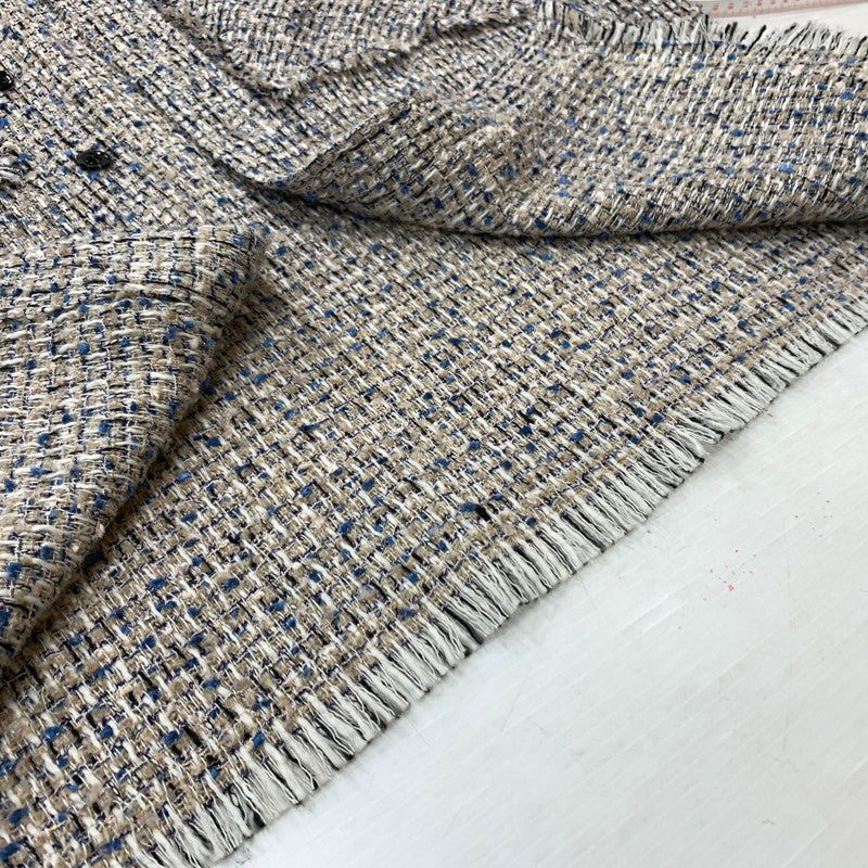 【中古品】【メンズ】 GEN_DAI ゲンダイ TWEED L/S SHIRT ツイード ロングスリーブ シャツ トップス 長袖 147-260304-ko-09-tei カラー：ベージュ系 万代Net店