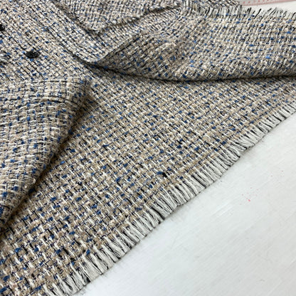 【中古品】【メンズ】 GEN_DAI ゲンダイ TWEED L/S SHIRT ツイード ロングスリーブ シャツ トップス 長袖 147-260304-ko-09-tei カラー：ベージュ系 万代Net店