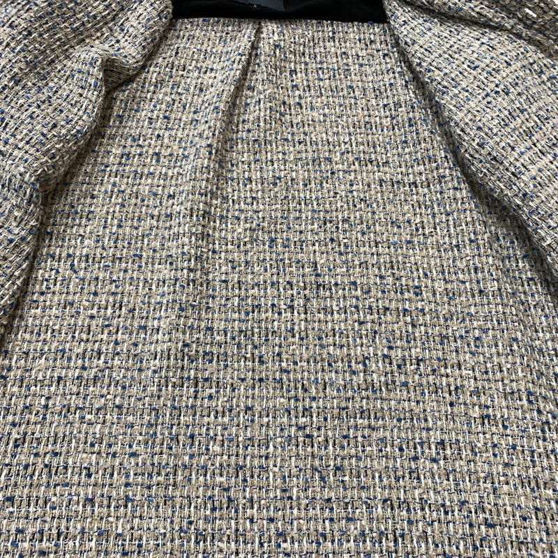 【中古品】【メンズ】 GEN_DAI ゲンダイ TWEED L/S SHIRT ツイード ロングスリーブ シャツ トップス 長袖 147-260304-ko-09-tei カラー：ベージュ系 万代Net店