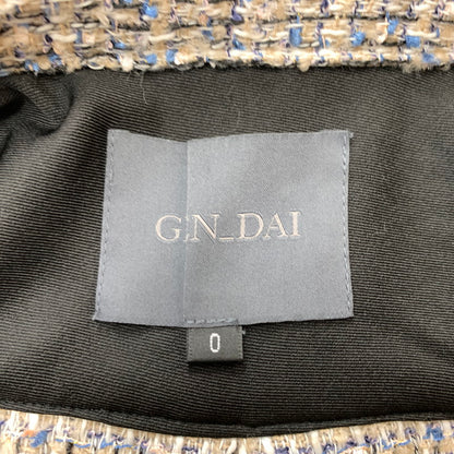 【中古品】【メンズ】 GEN_DAI ゲンダイ TWEED L/S SHIRT ツイード ロングスリーブ シャツ トップス 長袖 147-260304-ko-09-tei カラー：ベージュ系 万代Net店