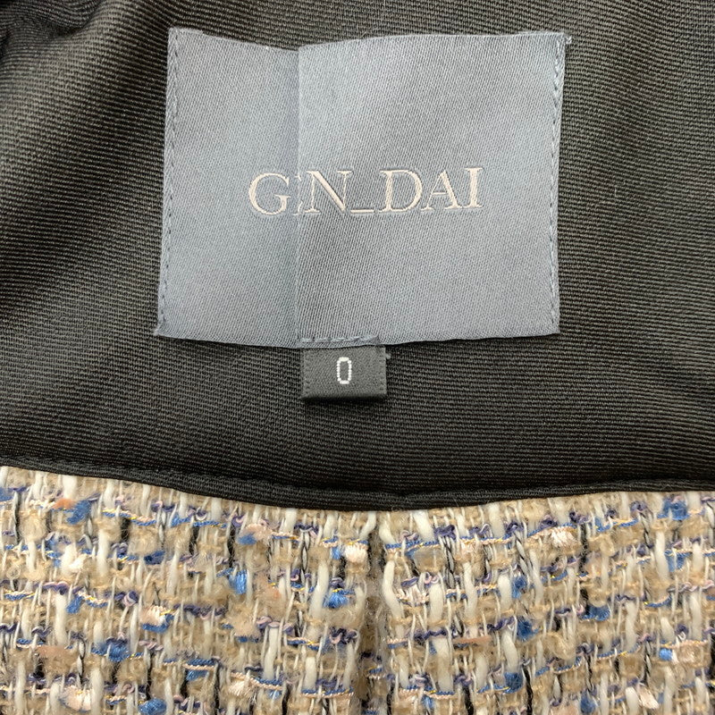 【中古品】【メンズ】 GEN_DAI ゲンダイ TWEED L/S SHIRT ツイード ロングスリーブ シャツ トップス 長袖 147-260304-ko-09-tei カラー：ベージュ系 万代Net店