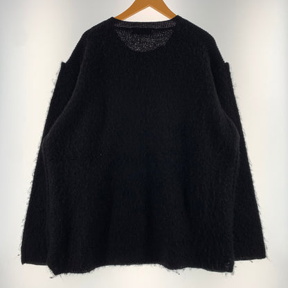 【中古品】【メンズ】 Yohji Yamamoto POUR HOMME ヨウジヤマモトプールオム UNFINISHED KNIT SWEATER HJ-K11-196 アンフィニッシュ ニット セーター トップス アルパカ混ニット ラウンドネック 140-260306-ko-11-tei サイズ：3 カラー：ブラック 万代Net店