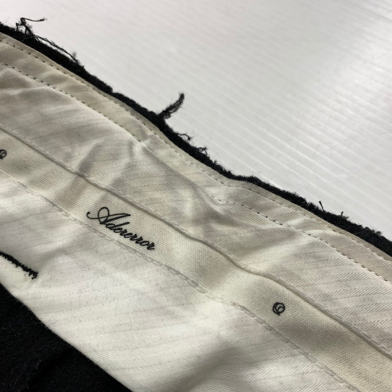 【中古品】【メンズ】 ADERERROR アーダーエラー BLACK CUTOFF TROUSERS BMADFWSA0202BK ブラック カットオフ トラウザーズ ボトムス 152-260304-ko-22-tei サイズ：M カラー：ブラック 万代Net店