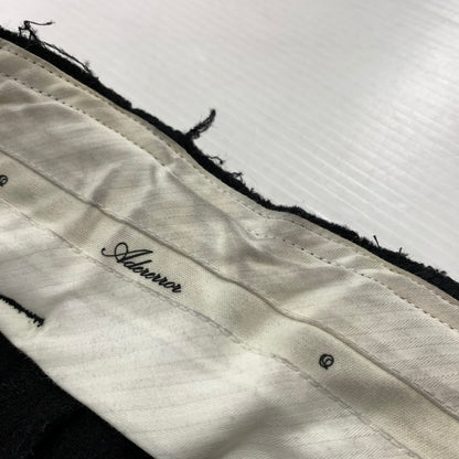 【中古品】【メンズ】 ADERERROR アーダーエラー BLACK CUTOFF TROUSERS BMADFWSA0202BK ブラック カットオフ トラウザーズ ボトムス 152-260304-ko-22-tei サイズ：M カラー：ブラック 万代Net店