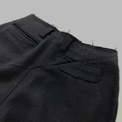 【中古品】【メンズ】 ADERERROR アーダーエラー BLACK CUTOFF TROUSERS BMADFWSA0202BK ブラック カットオフ トラウザーズ ボトムス 152-260304-ko-22-tei サイズ：M カラー：ブラック 万代Net店