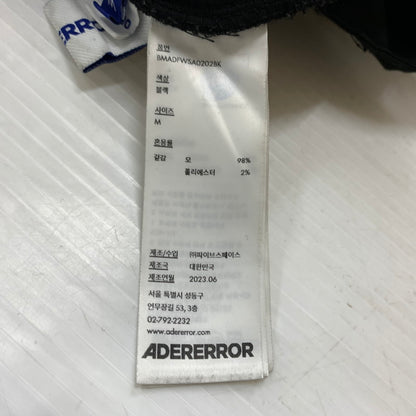 【中古品】【メンズ】 ADERERROR アーダーエラー BLACK CUTOFF TROUSERS BMADFWSA0202BK ブラック カットオフ トラウザーズ ボトムス 152-260304-ko-22-tei サイズ：M カラー：ブラック 万代Net店