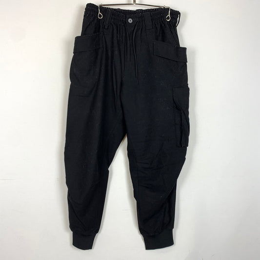 【現状渡し品】【メンズ】 Y-3 ワイスリー CLASSIC WOOL FLANNEL CARGO PANTS GK4592 クラシック ウール フランネル カーゴパンツ ボトムス 153-260304-ko-21-tei サイズ：M カラー：ブラック 万代Net店