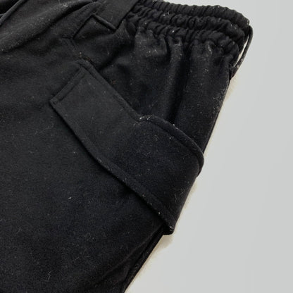 【現状渡し品】【メンズ】 Y-3 ワイスリー CLASSIC WOOL FLANNEL CARGO PANTS GK4592 クラシック ウール フランネル カーゴパンツ ボトムス 153-260304-ko-21-tei サイズ：M カラー：ブラック 万代Net店