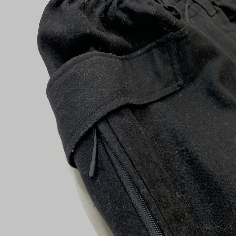 【現状渡し品】【メンズ】 Y-3 ワイスリー CLASSIC WOOL FLANNEL CARGO PANTS GK4592 クラシック ウール フランネル カーゴパンツ ボトムス 153-260304-ko-21-tei サイズ：M カラー：ブラック 万代Net店
