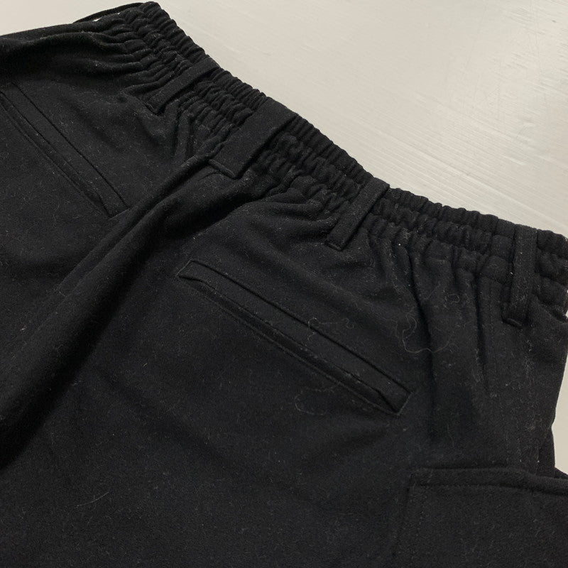 【現状渡し品】【メンズ】 Y-3 ワイスリー CLASSIC WOOL FLANNEL CARGO PANTS GK4592 クラシック ウール フランネル カーゴパンツ ボトムス 153-260304-ko-21-tei サイズ：M カラー：ブラック 万代Net店