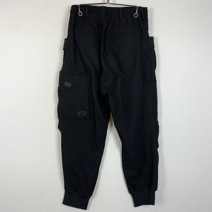【現状渡し品】【メンズ】 Y-3 ワイスリー CLASSIC WOOL FLANNEL CARGO PANTS GK4592 クラシック ウール フランネル カーゴパンツ ボトムス 153-260304-ko-21-tei サイズ：M カラー：ブラック 万代Net店