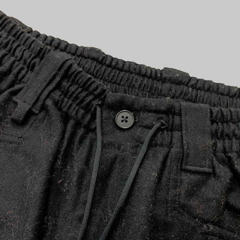 【現状渡し品】【メンズ】 Y-3 ワイスリー CLASSIC WOOL FLANNEL CARGO PANTS GK4592 クラシック ウール フランネル カーゴパンツ ボトムス 153-260304-ko-21-tei サイズ：M カラー：ブラック 万代Net店