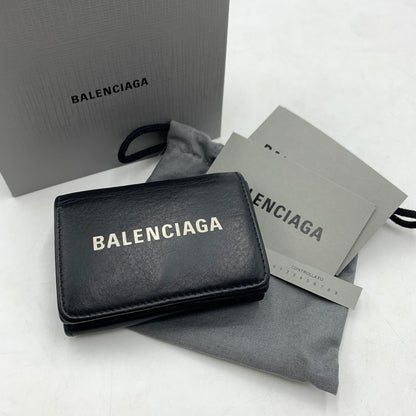 【中古品】【メンズ】 BALENCIAGA バレンシアガ MINI WALLET 551921 ミニ ウォレット　財布 3つ折り財布 181-260310-ko-18-tei カラー：ブラック 万代Net店