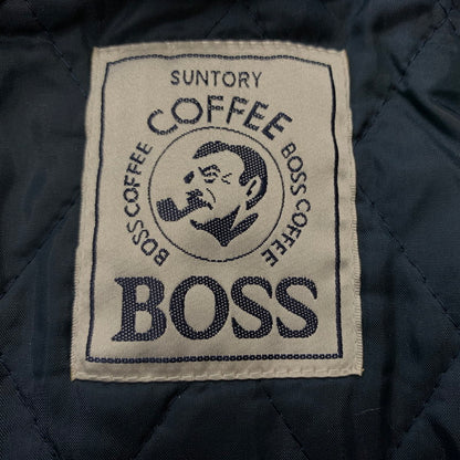 【中古品】【メンズ】 BOSS ボス NYLON FUR JACKET ナイロン ファー ジャケット ライトアウター 145-260306-ko-05-tei サイズ：不明 カラー：ネイビー 万代Net店