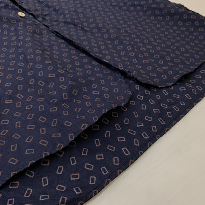 【メンズ】 KAPTAIN SUNSHINE キャプテンサンシャイン COTTON KNIT SKIPPER SHIRT KS9FSH08 140-260304-ko-07-tei サイズ：O カラー：総柄 万代Net店