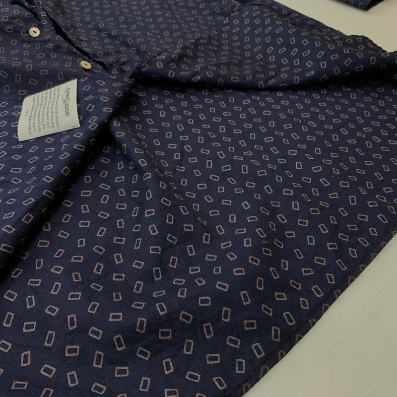 【メンズ】 KAPTAIN SUNSHINE キャプテンサンシャイン COTTON KNIT SKIPPER SHIRT KS9FSH08 140-260304-ko-07-tei サイズ：O カラー：総柄 万代Net店