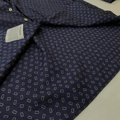 【メンズ】 KAPTAIN SUNSHINE キャプテンサンシャイン COTTON KNIT SKIPPER SHIRT KS9FSH08 140-260304-ko-07-tei サイズ：O カラー：総柄 万代Net店