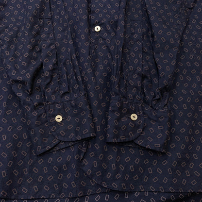 【メンズ】 KAPTAIN SUNSHINE キャプテンサンシャイン COTTON KNIT SKIPPER SHIRT KS9FSH08 140-260304-ko-07-tei サイズ：O カラー：総柄 万代Net店
