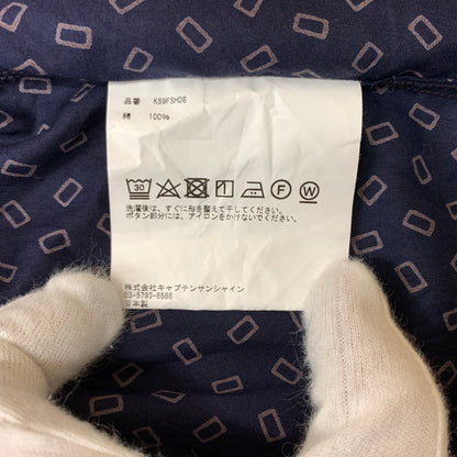 【メンズ】 KAPTAIN SUNSHINE キャプテンサンシャイン COTTON KNIT SKIPPER SHIRT KS9FSH08 140-260304-ko-07-tei サイズ：O カラー：総柄 万代Net店
