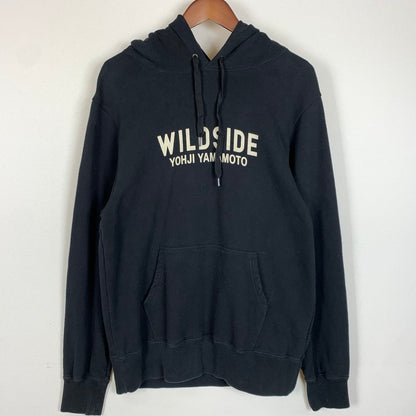 【中古品】【メンズ】 WILDSIDE ワイルドサイド × HYSTERIC GLAMOUR ヒステリックグラマー 別注 コラボ PEONY PUNK HOODIE SE-T23-033 ピオニー パンク フーディ トップス プルオーバーパーカー 140-260304-ko-08-fuzh サイズ：3 カラー：ブラック 万代Net店