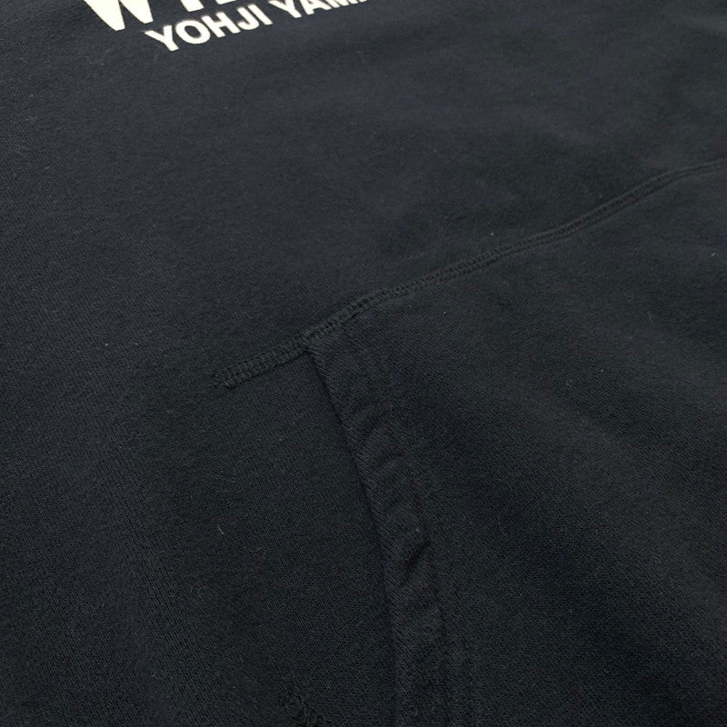 【中古品】【メンズ】 WILDSIDE ワイルドサイド × HYSTERIC GLAMOUR ヒステリックグラマー 別注 コラボ PEONY PUNK HOODIE SE-T23-033 ピオニー パンク フーディ トップス プルオーバーパーカー 140-260304-ko-08-fuzh サイズ：3 カラー：ブラック 万代Net店