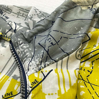 【現状渡し品】【メンズ】 NIKE ナイキ 90's HALF ZIP NYLON JACKET H40408YNG 90年代 ハーフ ジップ ナイロン ジャケット アウター 148-260801-sa-03-tei サイズ：S カラー：総柄 万代Net店
